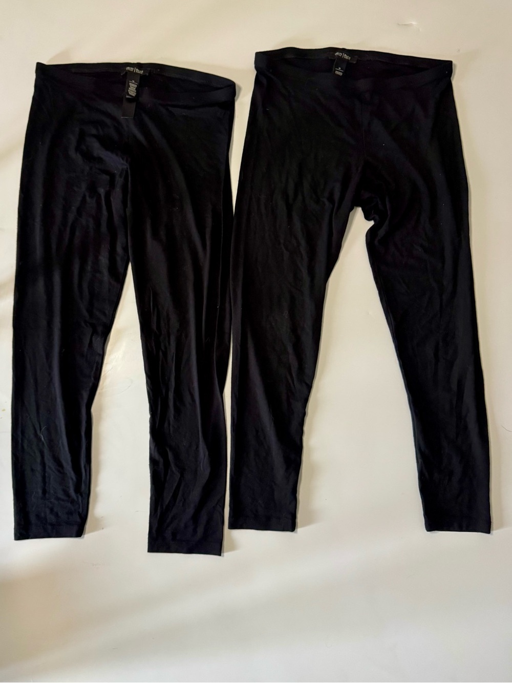 Black Leggings 3/4 length — Stretch Everyday Leggings